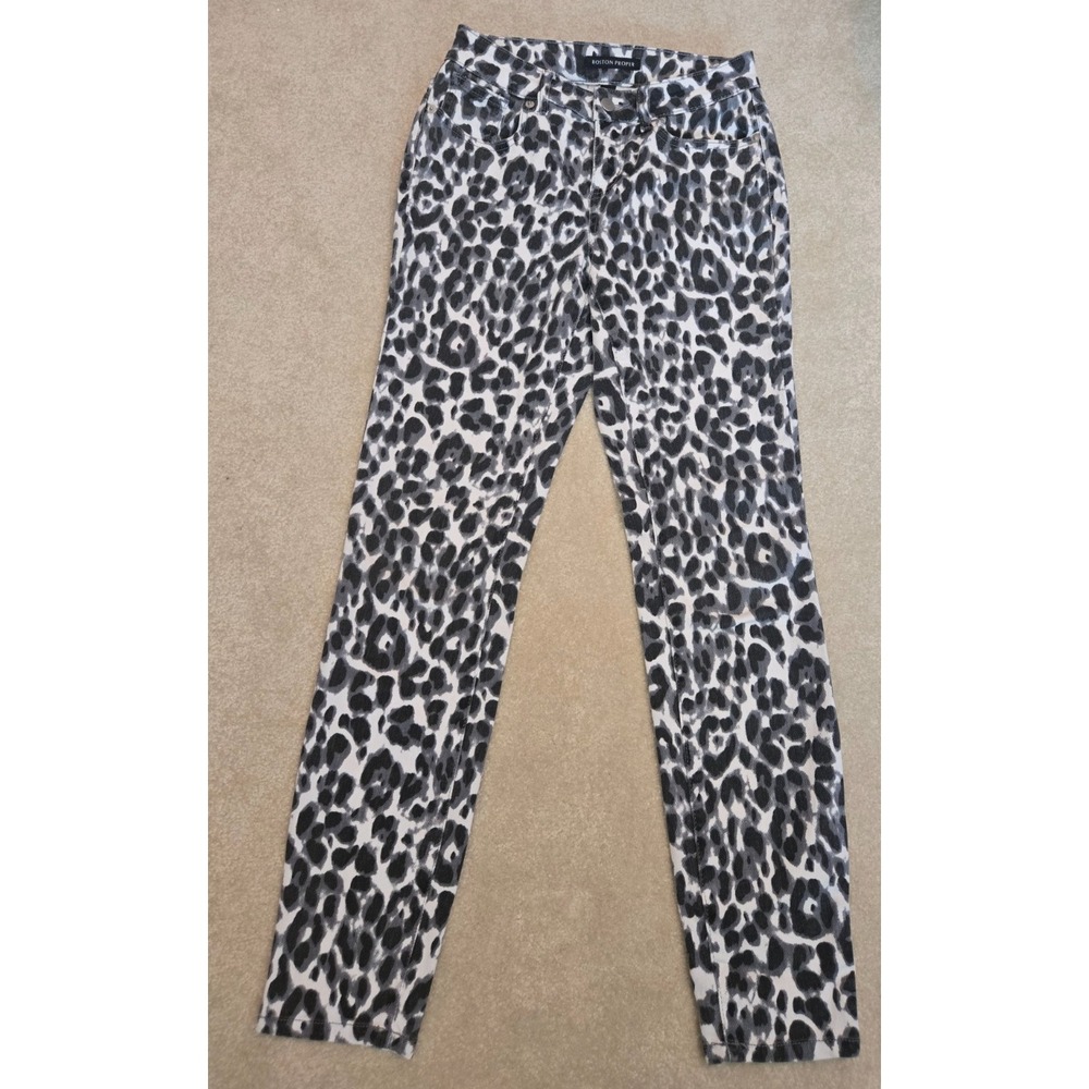 Boston Proper Animal Print Jeans Women's Size 26